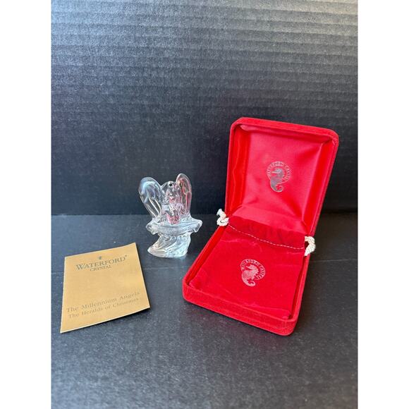 Waterford Crystal Millennium Angel Fellowship 3rd Edition w/ Box - Picture 2 of 7